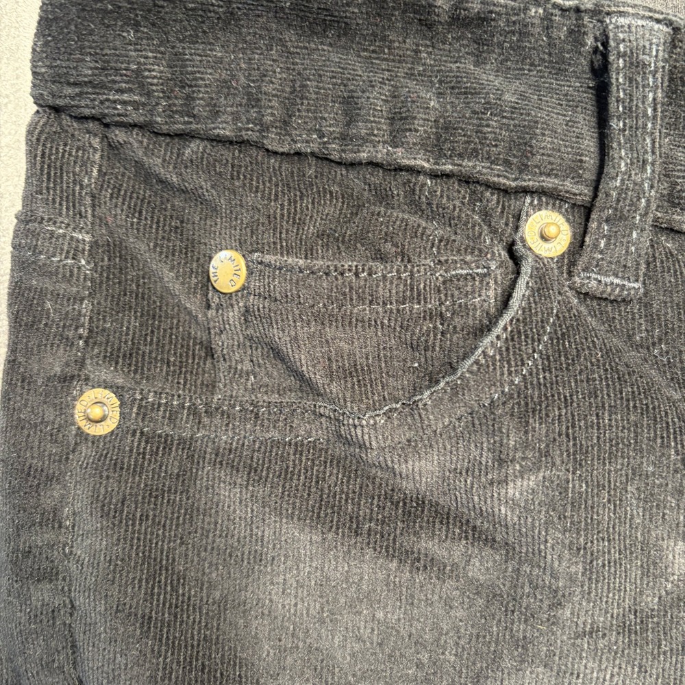 Vtg Y2K The Limited Corduroy Pants Women 6 Drew Fit Black Stretch Bootcut Preppy - Picture 3 of 13